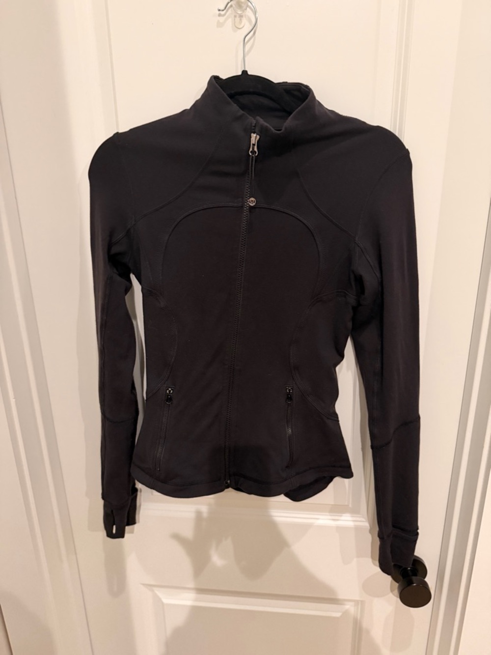 lululemon athletica Black Fitted Zip define Jacket